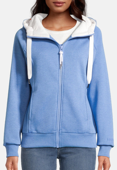 salzhaut - KATRIN Damen normale Passform - Hamburg - Hoodiejacke - Sweatjacke - 3 - #farbe_ocean-blue