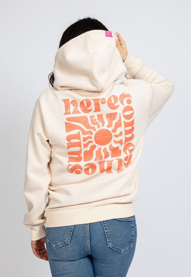 salzhaut - KĀUKĀU Damen Regular Fit - Hoodie - Kapuzenpullover - Langarmshirt - 3 - #farbe_beige