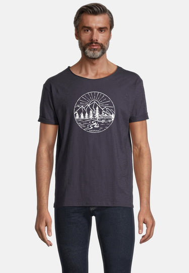 salzhaut - KIMM - CAMPER Herren Regular Fit - Frontprint - Rundhals - T-Shirt - 11 - #farbe_navy