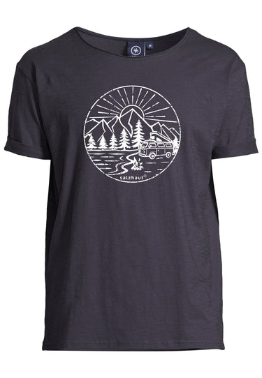 salzhaut - KIMM - CAMPER Herren Regular Fit - Frontprint - Rundhals - T-Shirt - 12 - #farbe_navy