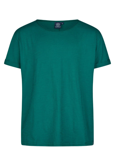 salzhaut - KIMM Herren Regular Fit - Basic Casual - Rundhals - T-Shirt - 2 - #farbe_bottle-green