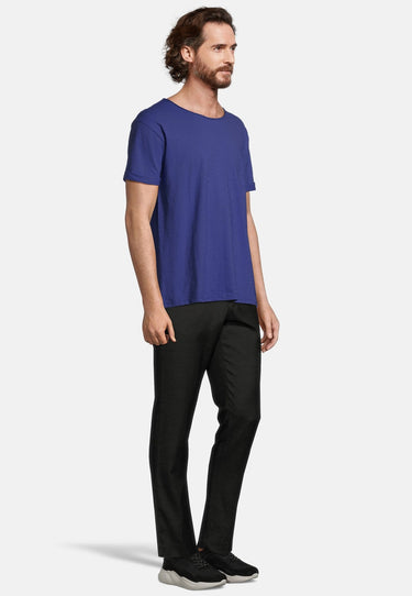 salzhaut - KIMM Herren Regular Fit - Basic Casual - Rundhals - T-Shirt - 15 - #farbe_indigo