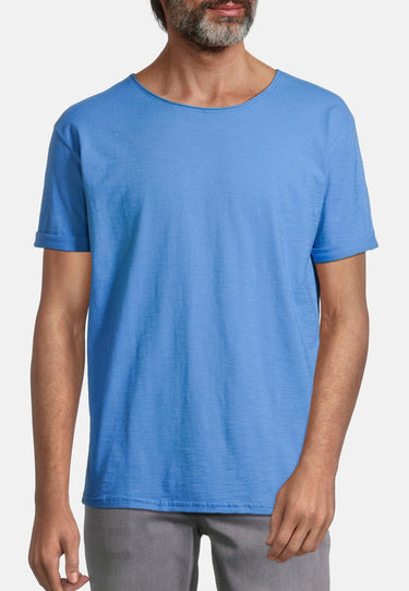 salzhaut - KIMM Herren Regular Fit - Basic Casual - Rundhals - T-Shirt - 8 - #farbe_ocean-blue