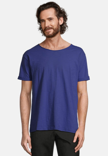 salzhaut - KIMM Herren Regular Fit - Basic Casual - Rundhals - T-Shirt - 11 - #farbe_indigo