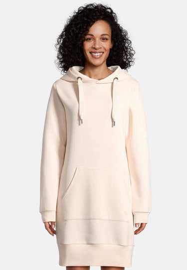 salzhaut - KLÃIDE Damen Oversized - Fleecehoodie - Hoodie - Hoodiekleid - 1 - #farbe_beige