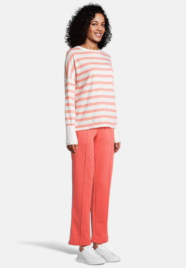 salzhaut - KLUET Damen normale Passform - Damen - Langarmshirt - Longsleeve - 10 - #farbe_beige-coral