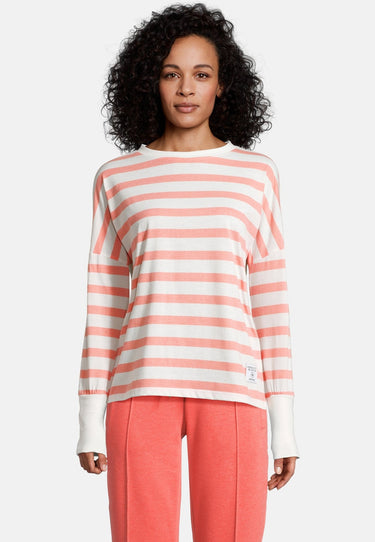 salzhaut - KLUET Damen normale Passform - Damen - Langarmshirt - Longsleeve - 6 - #farbe_beige-coral