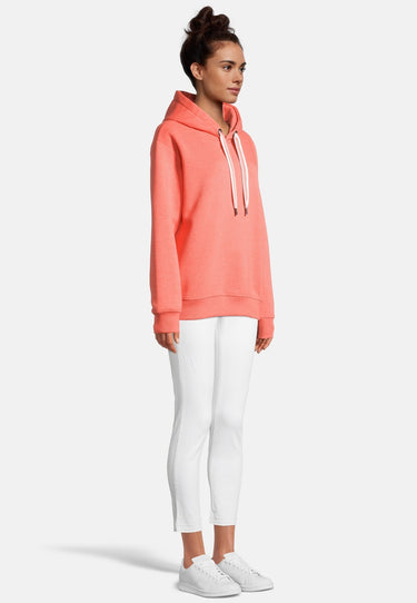 salzhaut - KOFJE Damen normale Passform - Hoodie - Kapuzenpullover - Langarmshirt - 10 - #farbe_coral