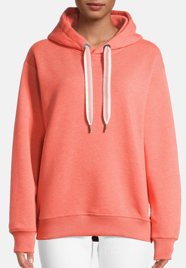 salzhaut - KOFJE Damen normale Passform - Hoodie - Kapuzenpullover - Langarmshirt - 8 - #farbe_coral