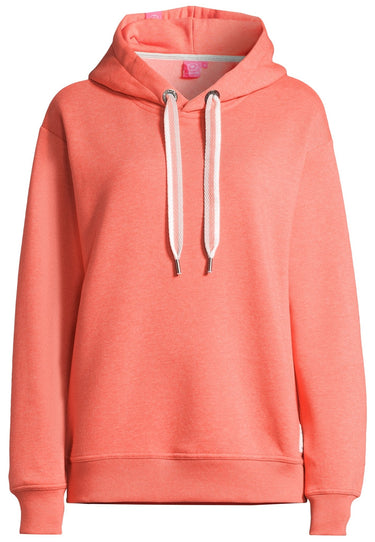 salzhaut - KOFJE Damen normale Passform - Hoodie - Kapuzenpullover - Langarmshirt - 7 - #farbe_coral