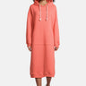 salzhaut - KOK Damen Oversized - Hoodiekleid - Kapuze - Kapuzenpulli - 1 - #farbe_coral