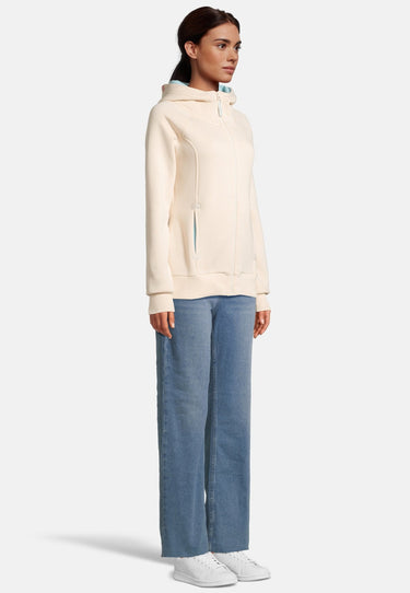 salzhaut - KÖNNENK Damen Leicht tailliert - Damen - Hoodiejacke - Sweatjacke - 5 - #farbe_beige