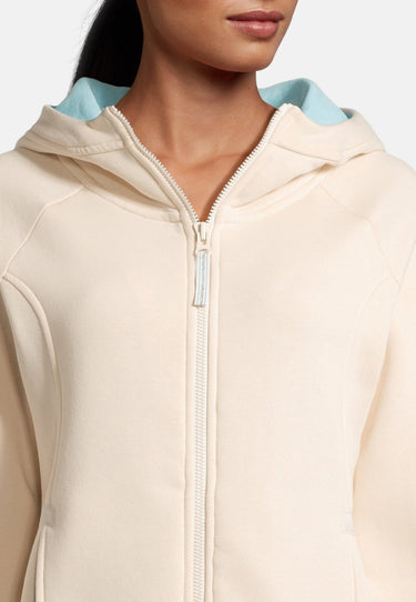 salzhaut - KÖNNENK Damen Leicht tailliert - Damen - Hoodiejacke - Sweatjacke - 3 - #farbe_beige