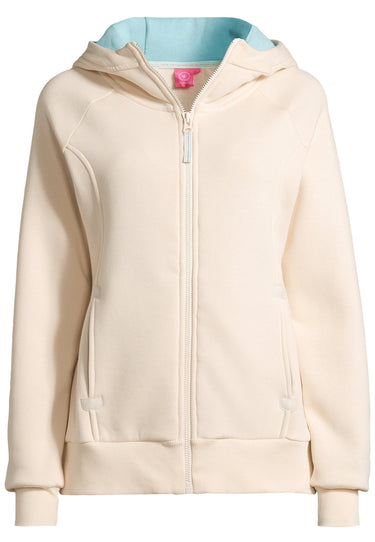 salzhaut - KÖNNENK Damen Leicht tailliert - Damen - Hoodiejacke - Sweatjacke - 2 - #farbe_beige