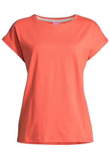 salzhaut - KÖÖKEN Damen normale Passform - Hamburg - Rundhals - T-Shirt - 7 - #farbe_coral