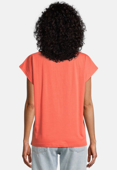 salzhaut - KÖÖKEN Damen normale Passform - Hamburg - Rundhals - T-Shirt - 9 - #farbe_coral