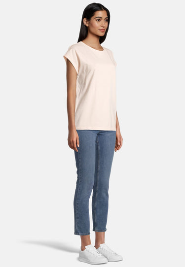 salzhaut - KÖÖKEN Damen normale Passform - Hamburg - Rundhals - T-Shirt - 5 - #farbe_beige