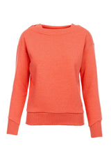 Salzhaut - KÖYLSGĞAP Damen Oversized - Boatneck - Hamburg - Reduziert - 2 - #farbe_coral