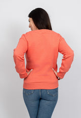 Salzhaut - KÖYLSGĞAP Damen Oversized - Boatneck - Hamburg - Reduziert - 3 - #farbe_coral