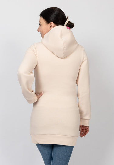 salzhaut - KRAUĞ Damen normale Passform - Hamburg - Hoodiejacke - kuschelig - 3 - #farbe_beige