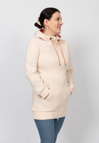 salzhaut - KRAUĞ Damen normale Passform - Hamburg - Hoodiejacke - kuschelig - 4 - #farbe_beige