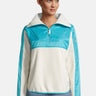 salzhaut - KRÖJKE Damen Regular Fit - Fleecepullover - Hamburg - Troyer - 1 - #farbe_beige-aqua