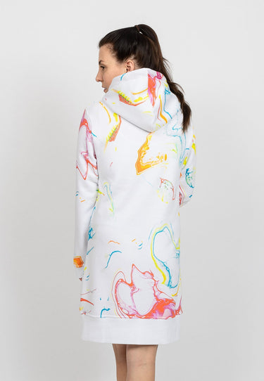 salzhaut - KRŪD Damen Oversized - Hamburg - Hoodiekleid - Kapuze - 3 - #farbe_beige