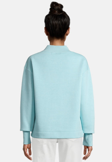salzhaut - KRÜÜS Damen Oversized - Hamburg - Stehkragen - Sweatshirt - 9 - #farbe_aqua