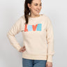 Salzhaut - KULÓÓNTJE Damen lässig - Boatneck - Frontprint - Hamburg - 1 - #farbe_beige