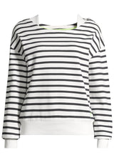 Salzhaut - LAFF Damen lässig - Hoodie - Langarmshirt - Longsleeve - 2 - #farbe_navy-offwhite