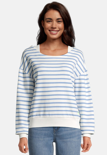 salzhaut - LAFF Damen lässig - Hoodie - Langarmshirt - Longsleeve - 11 - #farbe_offwhite-ice-blue