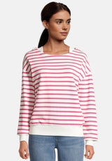 Salzhaut - LAFF Damen lässig - Hoodie - Langarmshirt - Longsleeve - 6 - #farbe_offwhite-pink