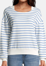 Salzhaut - LAFF Damen lässig - Hoodie - Langarmshirt - Longsleeve - 13 - #farbe_offwhite-ice-blue