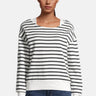 Salzhaut - LAFF Damen lässig - Hoodie - Langarmshirt - Longsleeve - 1 - #farbe_navy-offwhite