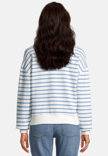 salzhaut - LAFF Damen lässig - Hoodie - Langarmshirt - Longsleeve - 14 - #farbe_offwhite-ice-blue