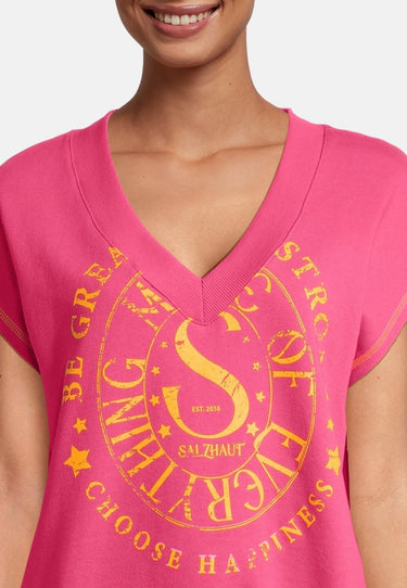 salzhaut - Laggen Damen Oversized - Damen - Oversize - T-Shirt - 3 - #farbe_pink