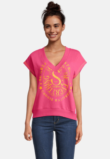 salzhaut - Laggen Damen Oversized - Damen - Oversize - T-Shirt - 1 - #farbe_pink