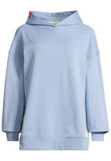 Salzhaut - LEESGOOD Damen Oversized - Hoodie - Kapuzenpullover - Langarmshirt - 12 - #farbe_ice-blue