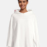 salzhaut - LEESGOOD Damen Oversized - Hoodie - Kapuzenpullover - Langarmshirt - 1 - #farbe_offwhite