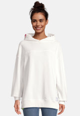 Salzhaut - LEESGOOD Damen Oversized - Hoodie - Kapuzenpullover - Langarmshirt - 1 - #farbe_offwhite