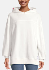 Salzhaut - LEESGOOD Damen Oversized - Hoodie - Kapuzenpullover - Langarmshirt - 3 - #farbe_offwhite