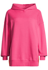 Salzhaut - LEESGOOD Damen Oversized - Hoodie - Kapuzenpullover - Langarmshirt - 8 - #farbe_pink