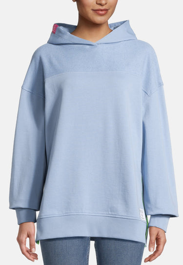 salzhaut - LEESGOOD Damen Oversized - Hoodie - Kapuzenpullover - Langarmshirt - 13 - #farbe_ice-blue