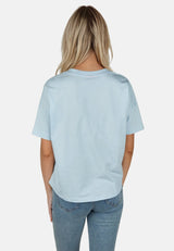 salzhaut - LEEV Damen Shirt Oversized - adenauer & co - Anker - Basic - 37 - #farbe_Light Blue
