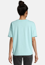 salzhaut - LEEV Damen Shirt Oversized - adenauer & co - Anker - Basic - 27 - #farbe_Aqua