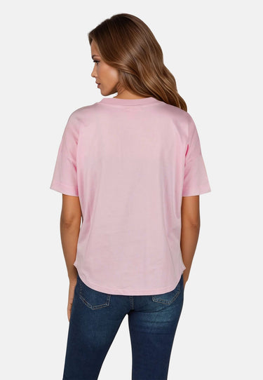 salzhaut - LEEV Damen Oversized - Hamburg - Rundhals - T-Shirt - 10 - #farbe_ros