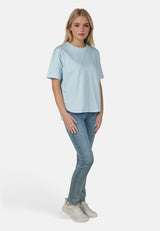 salzhaut - LEEV Damen Shirt Oversized - adenauer & co - Anker - Basic - 38 - #farbe_Light Blue