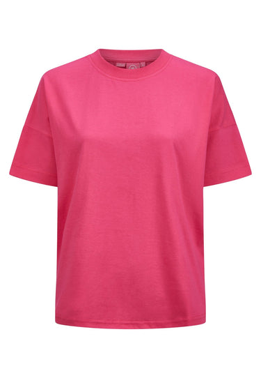salzhaut - LEEV Damen Oversized - Hamburg - Rundhals - T-Shirt - 13 - #farbe_pink