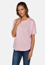 salzhaut - LEEV Damen Shirt Oversized - adenauer & co - Anker - Basic - 9 - #farbe_Rosé