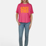 salzhaut - LEEV - GOOD VIBES Damen Relaxed-Fit - Hamburg - Rundhals - T-Shirt - 6 - #farbe_pink